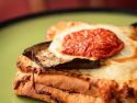 Grand Croque Monsieur Aubergine Tomate Mozza